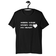 Load image into Gallery viewer, Short-Sleeve Unisex T-Shirt Heart Story

