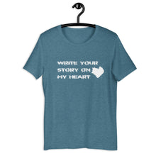 Load image into Gallery viewer, Short-Sleeve Unisex T-Shirt Heart Story
